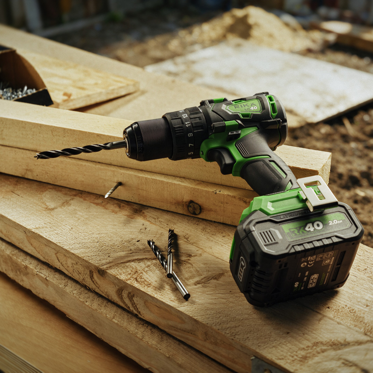 Rikä RK40 40V Cordless Compact Combi Drill | 79Nm | Brushless Motor | Body Only